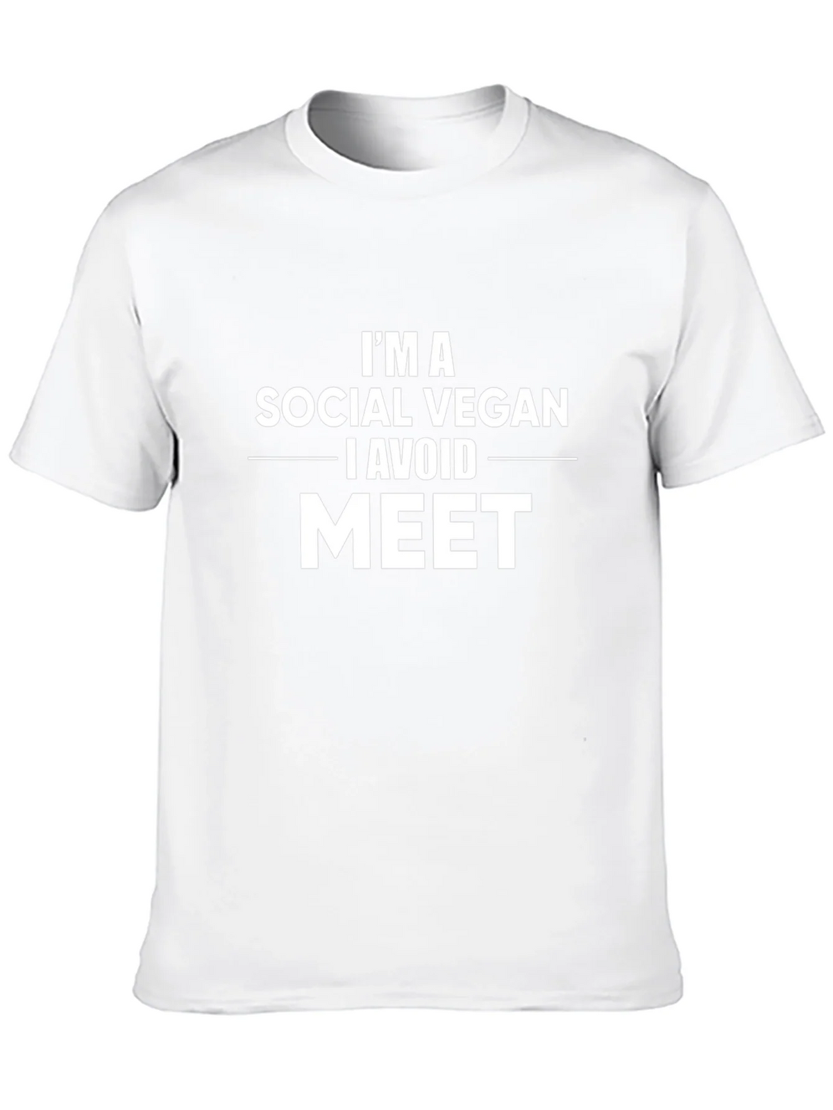 Social Vegan Graphic Tee - Avoid Meat product image 12