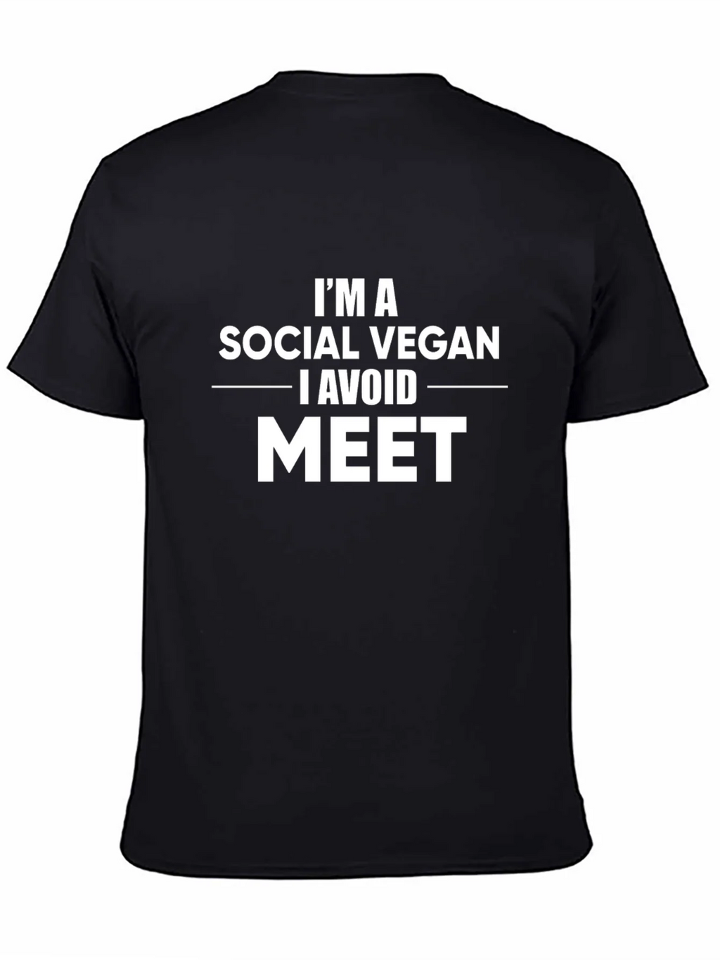 Social Vegan Graphic Tee - Avoid Meat product image 7