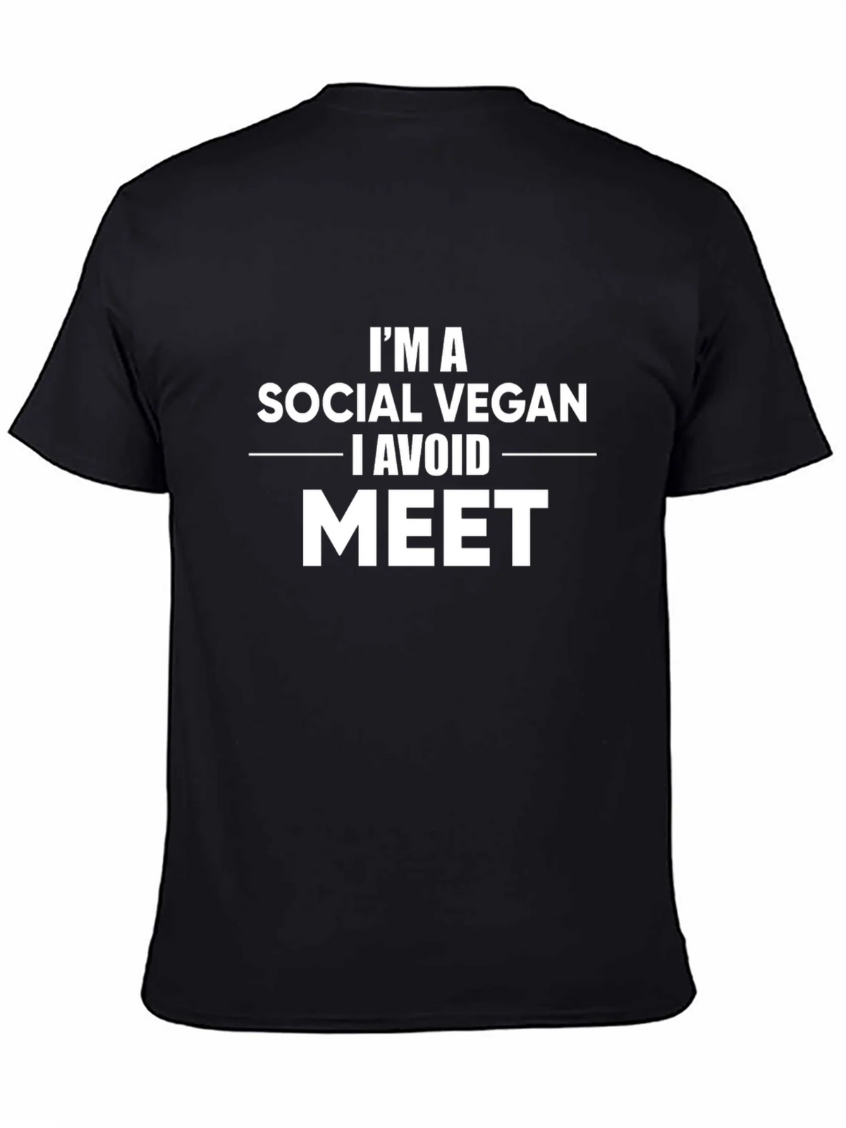 Social Vegan Graphic Tee - Avoid Meat product image 7