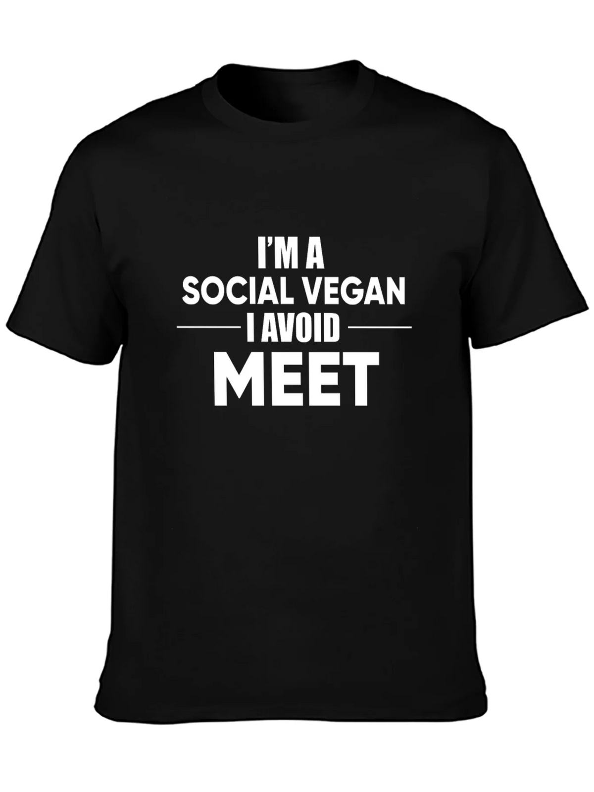 Social Vegan Graphic Tee - Avoid Meat product image 6