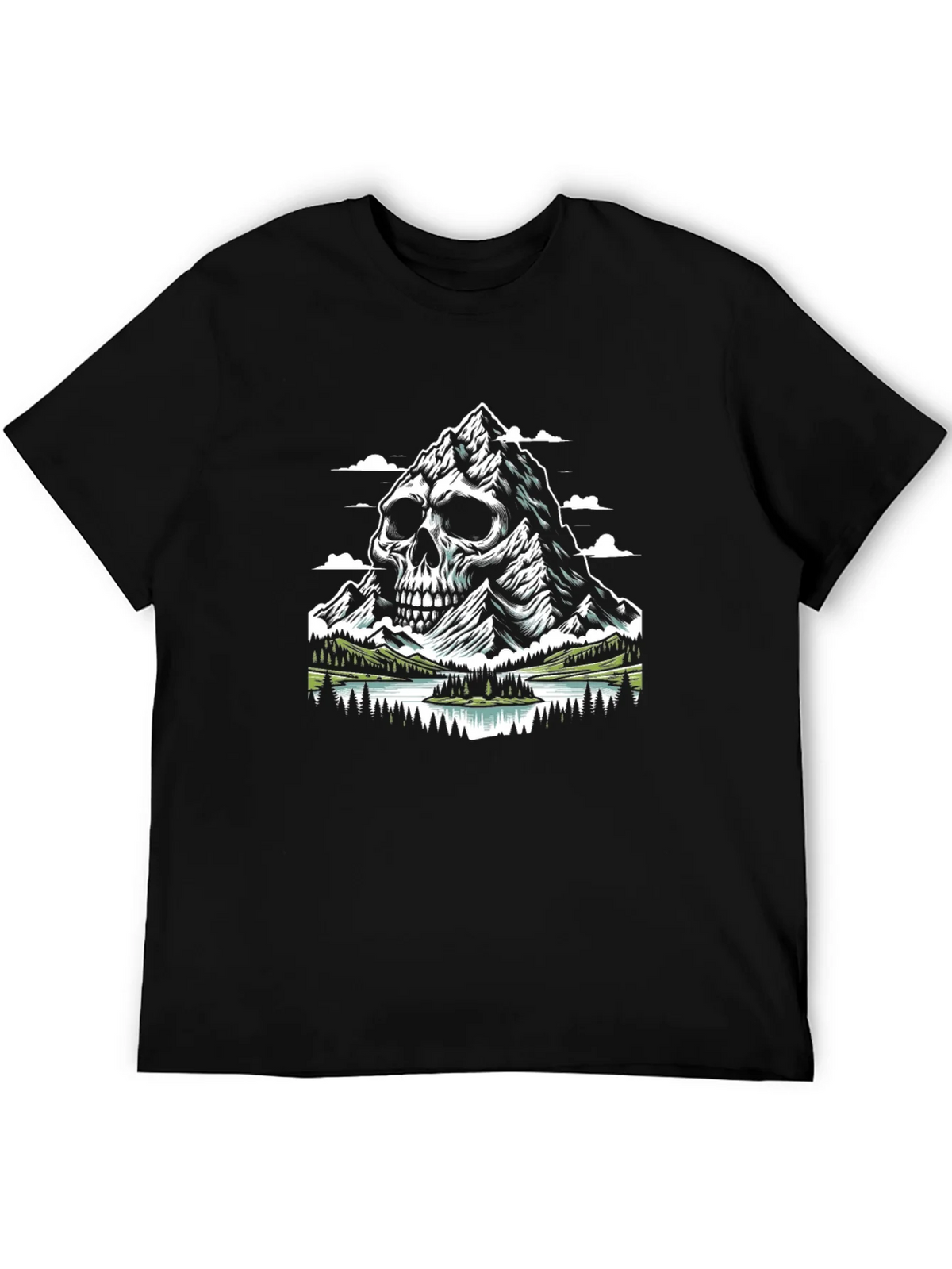 Skull Mountain Graphic T-Shirt - Unique Design product image 8