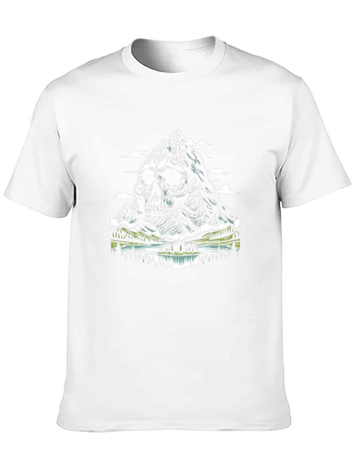Skull Mountain Graphic T-Shirt - Unique Design product image 12
