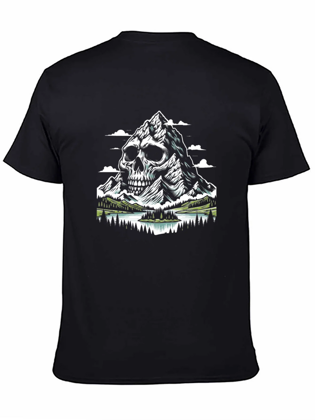 Skull Mountain Graphic T-Shirt - Unique Design product image 7