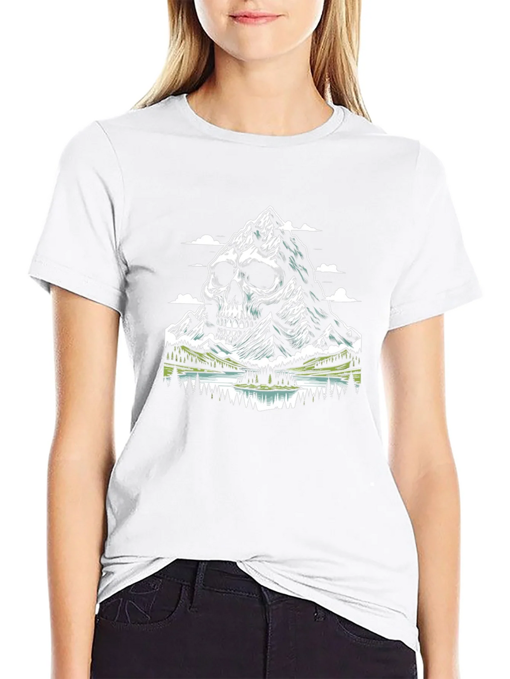 Skull Mountain Graphic T-Shirt - Unique Design product image 11
