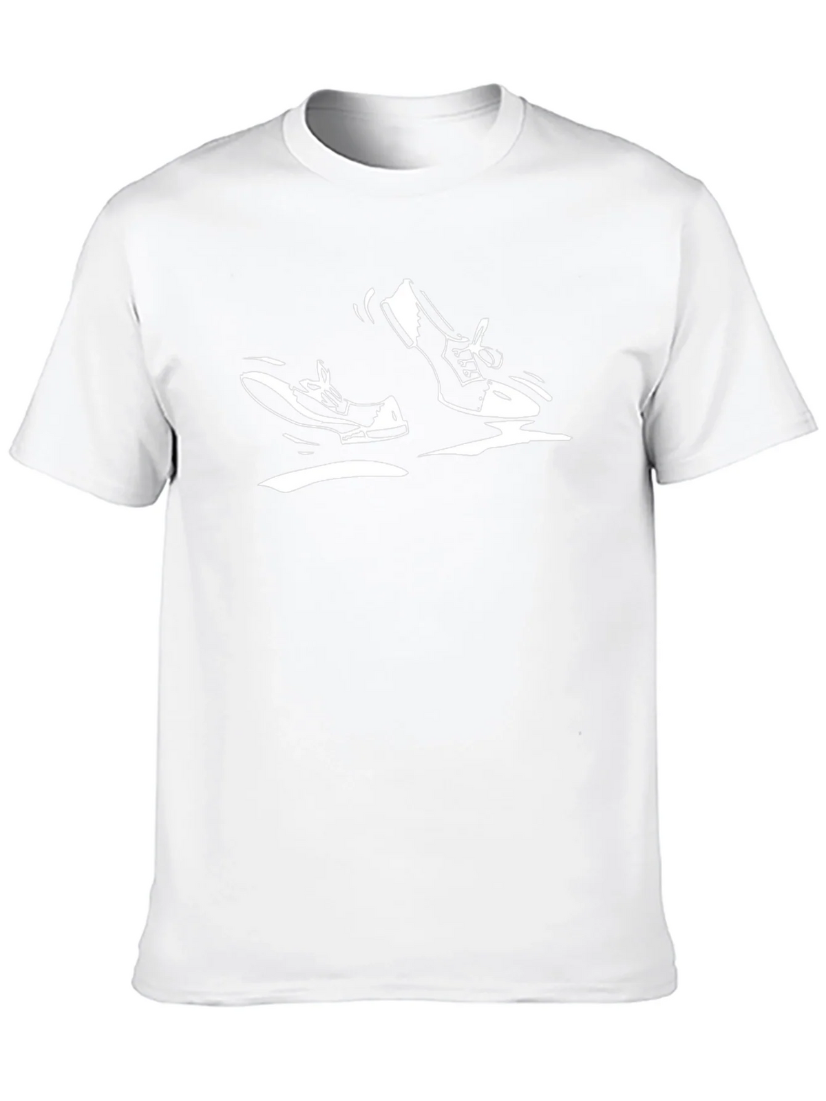 Retro Shoe Graphic Black T-Shirt