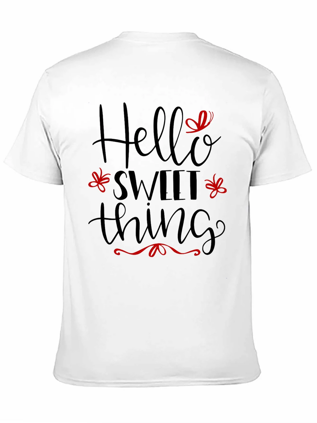 Hello Sweet Thing Black T-Shirt product image 2