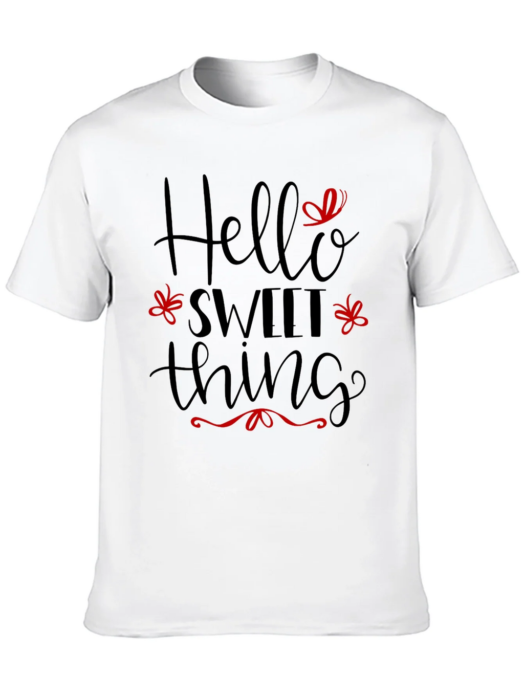 Hello Sweet Thing Black T-Shirt product image 12