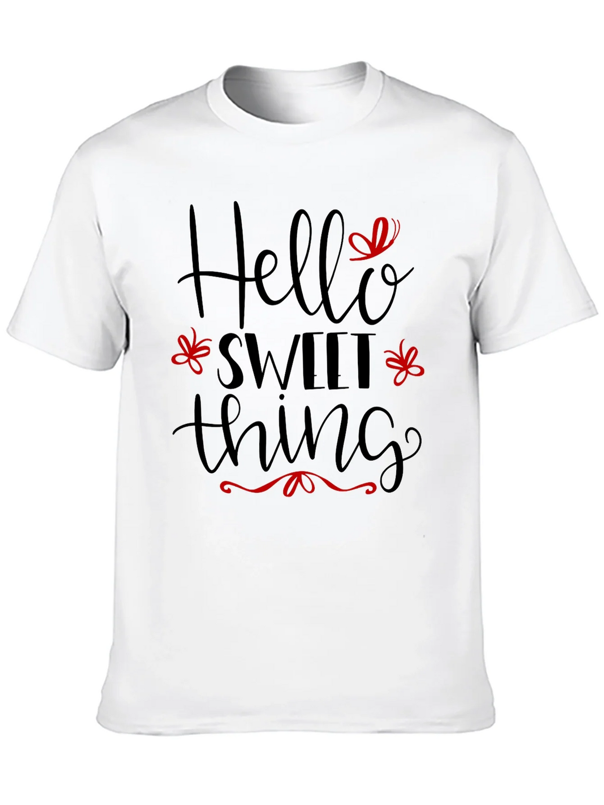 Hello Sweet Thing Black T-Shirt product image 12