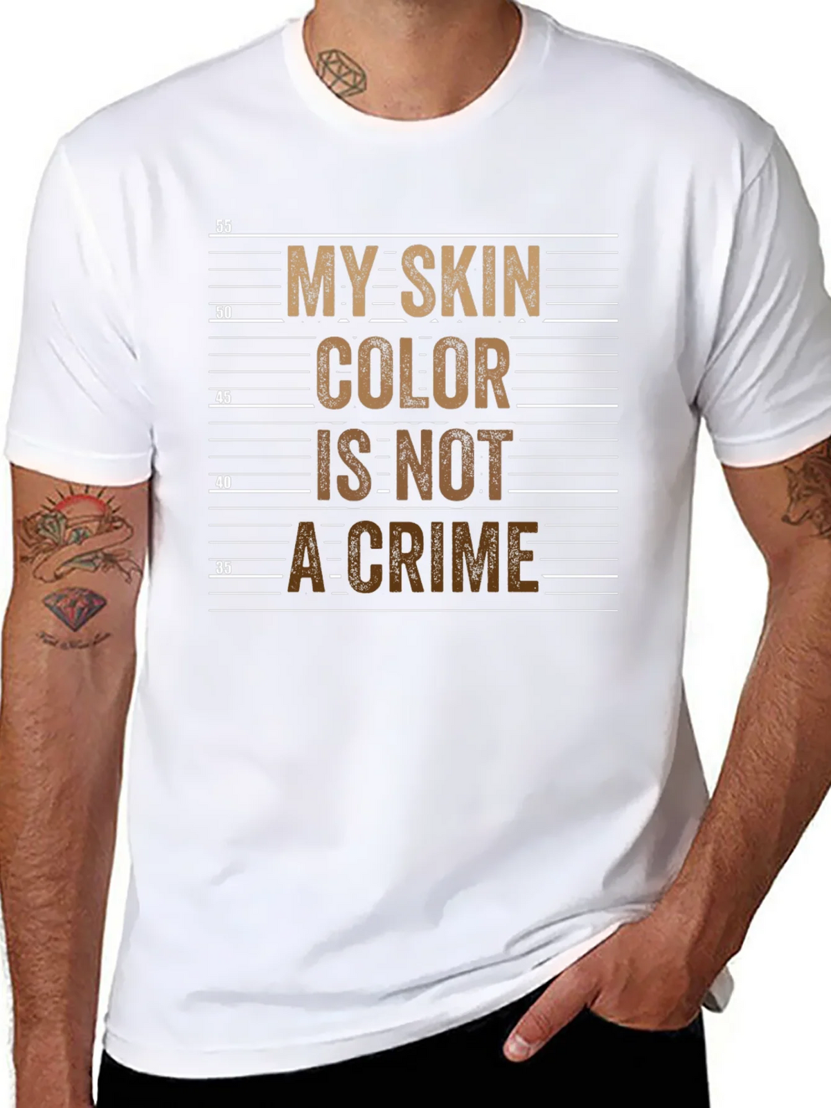My Skin Color Is Not A Crime T-Shirt product image 10