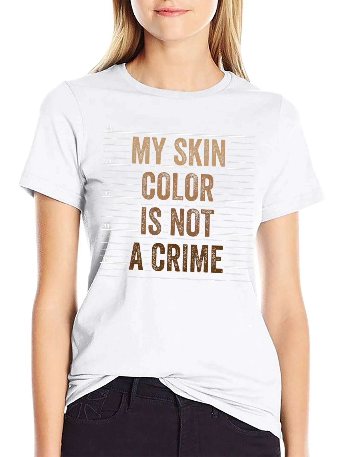 My Skin Color Is Not A Crime T-Shirt product image 11