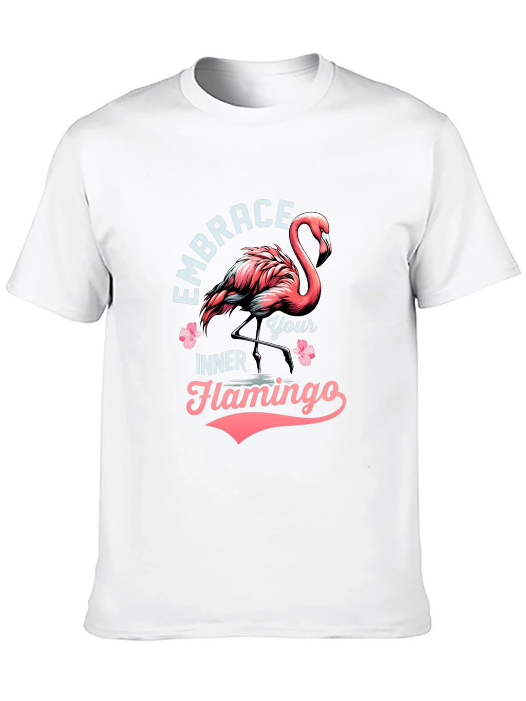 Embrace Your Inner Flamingo T-Shirt - Black Cotton Tee product image 12