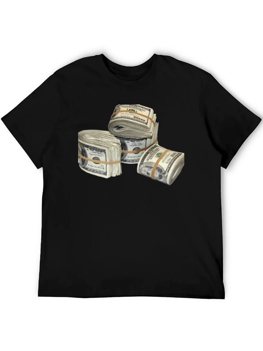 Money Stacks Graphic Tee - Black product image 4