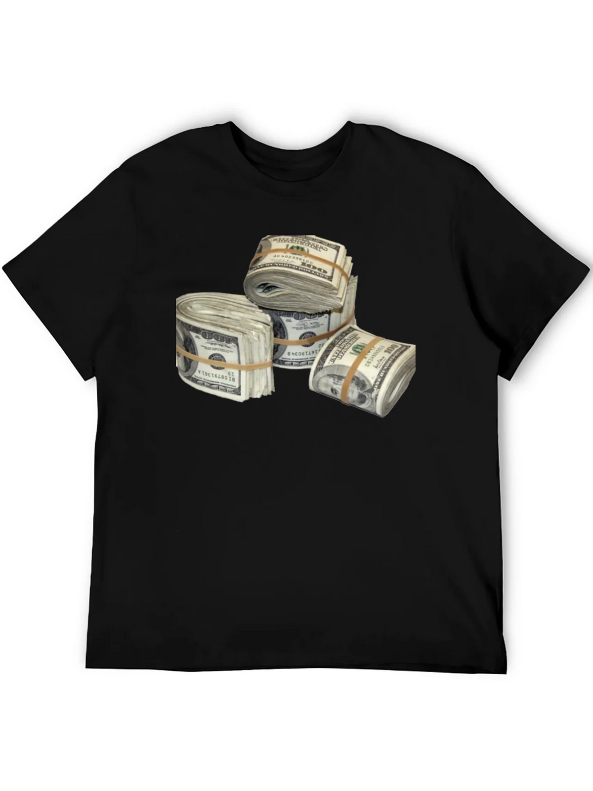 Money Stacks Graphic Tee - Black product image 4