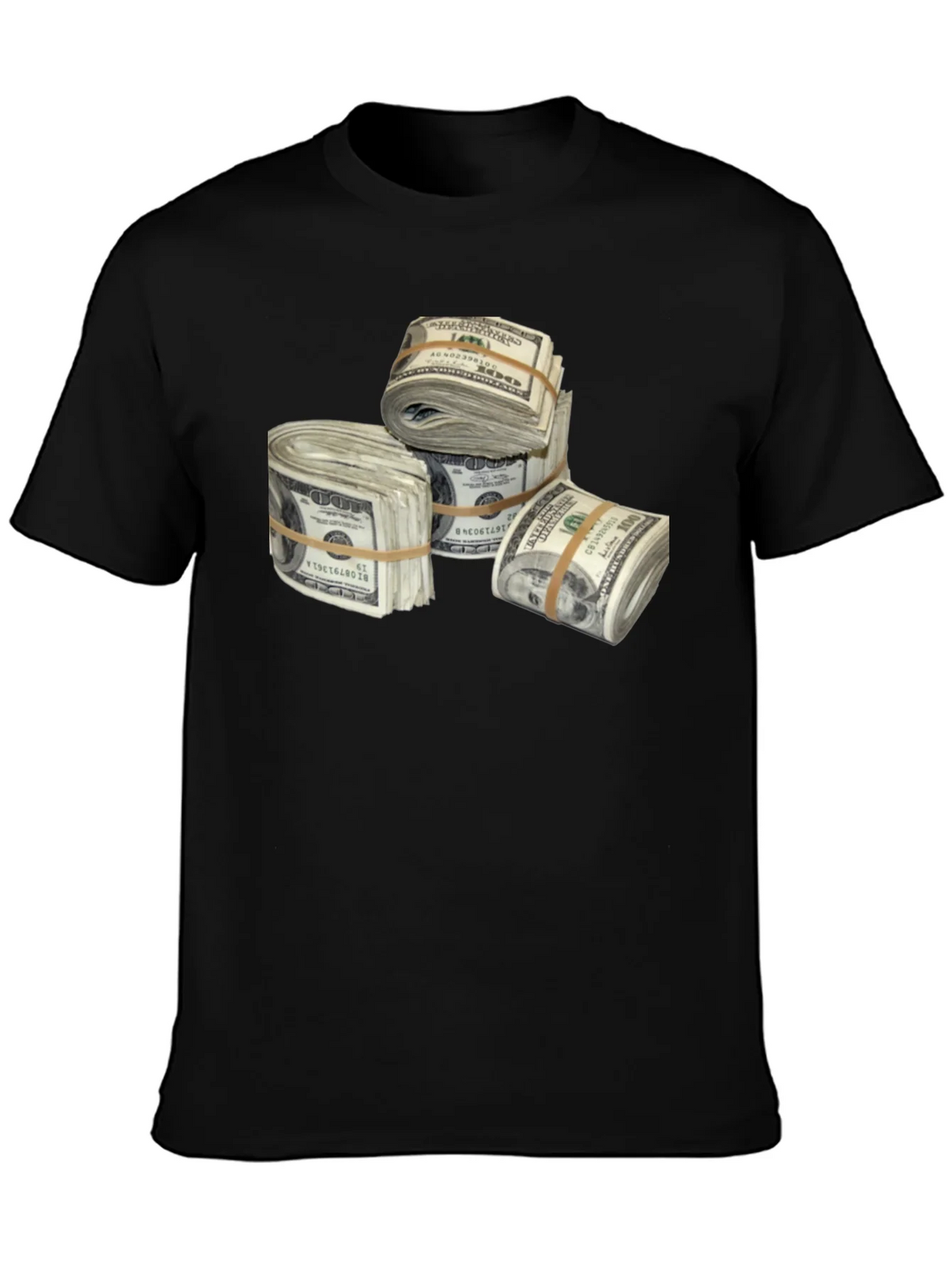 Money Stacks Graphic Tee - Black product image 3
