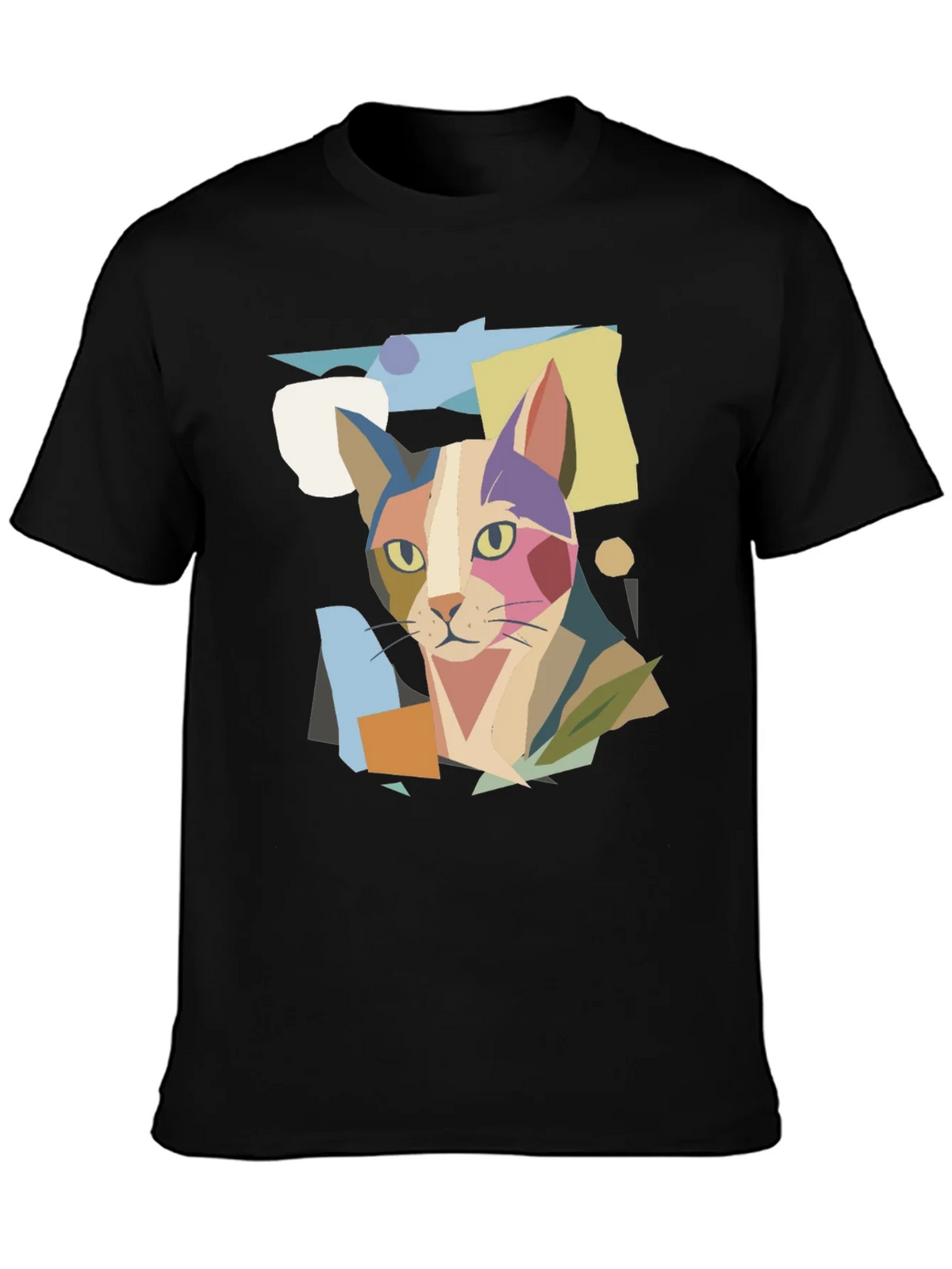 Abstract Cat Graphic Print Tee product image 6