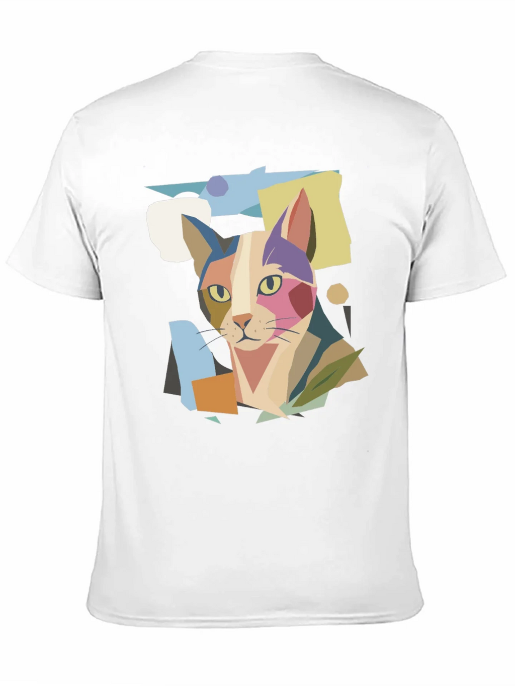 Abstract Cat Graphic Print Tee product image 2