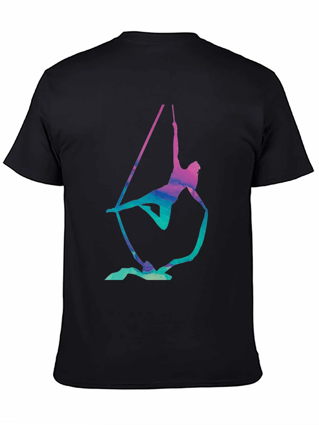 Aerialist Black T-Shirt - Acrobat Silk Design product image 7