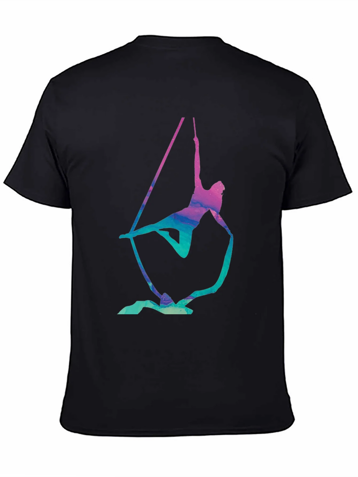 Aerialist Black T-Shirt - Acrobat Silk Design product image 7