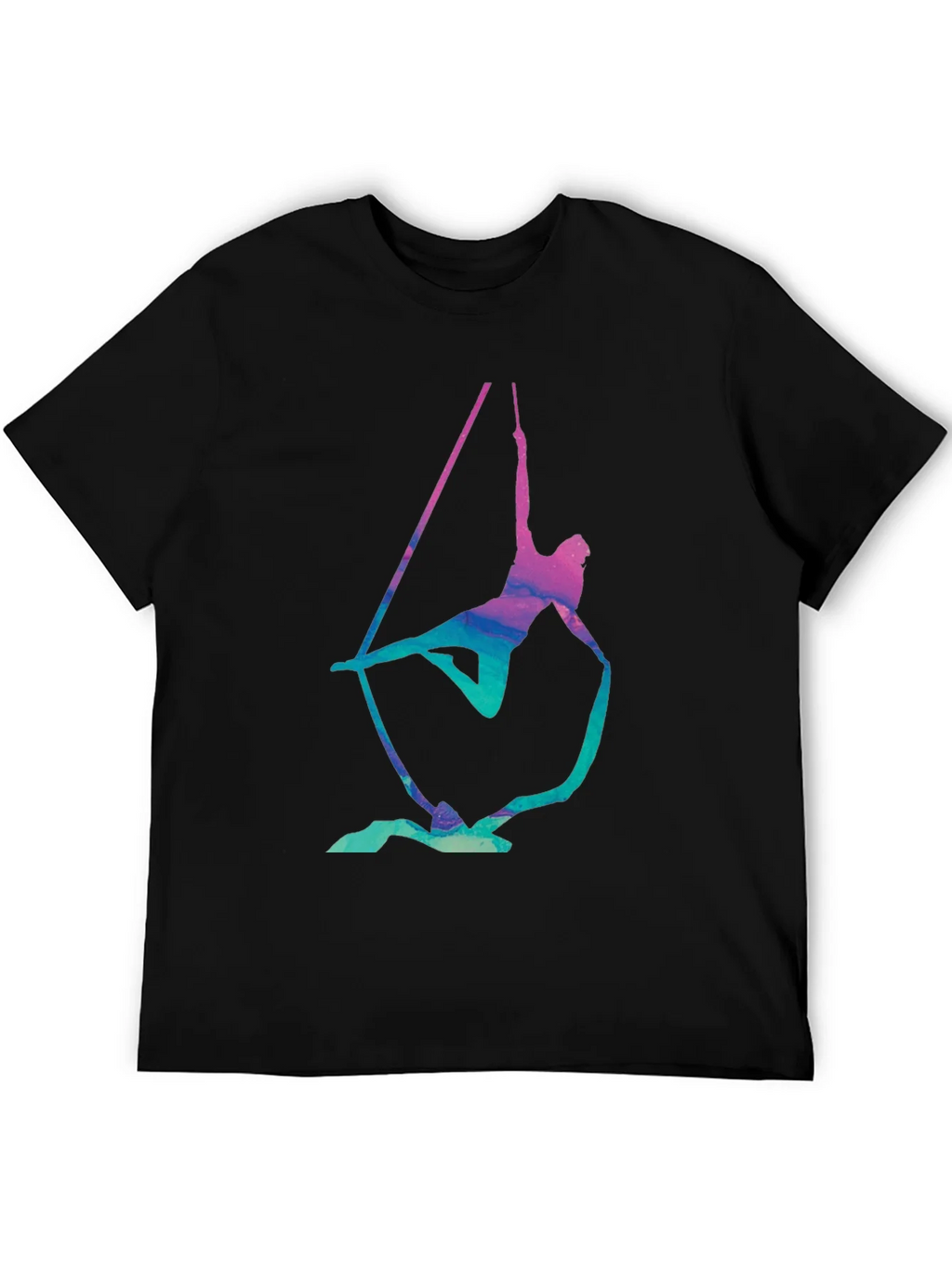 Aerialist Black T-Shirt - Acrobat Silk Design product image 8