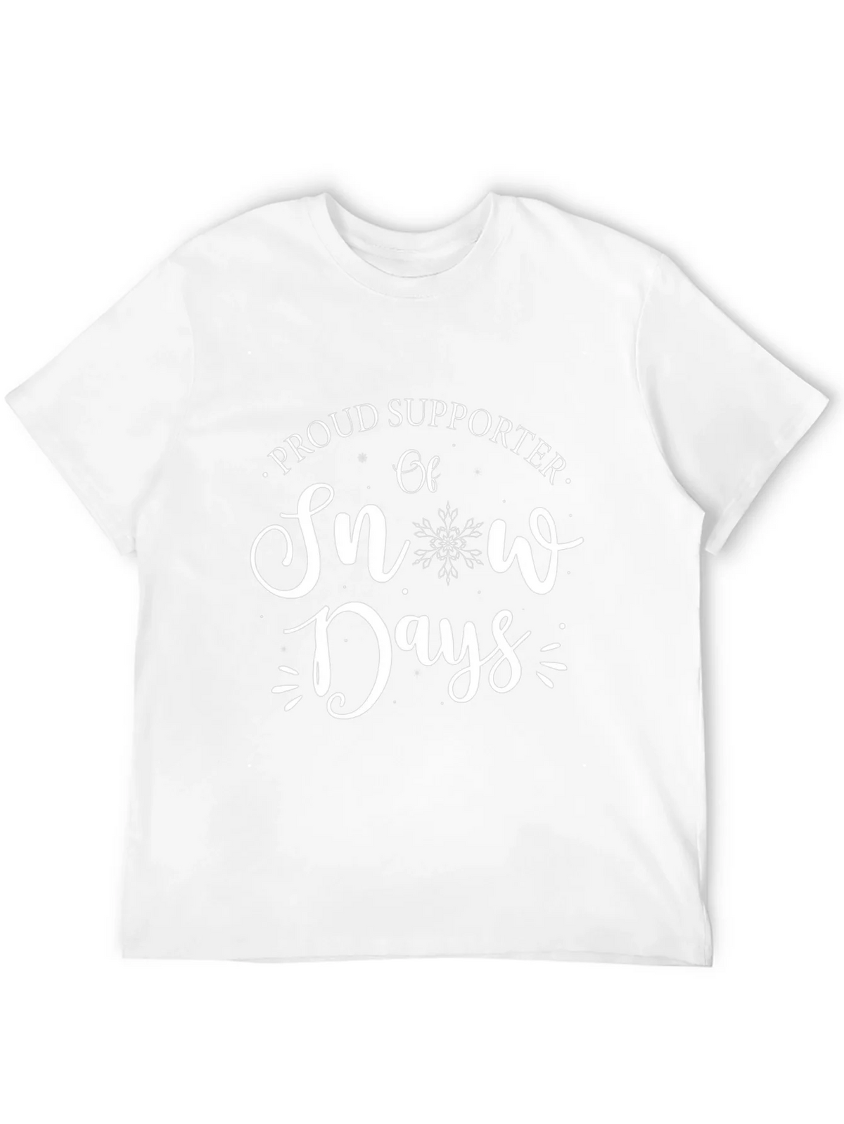 Snow Days Supporter T-Shirt - Winter Fun Tee product image 3