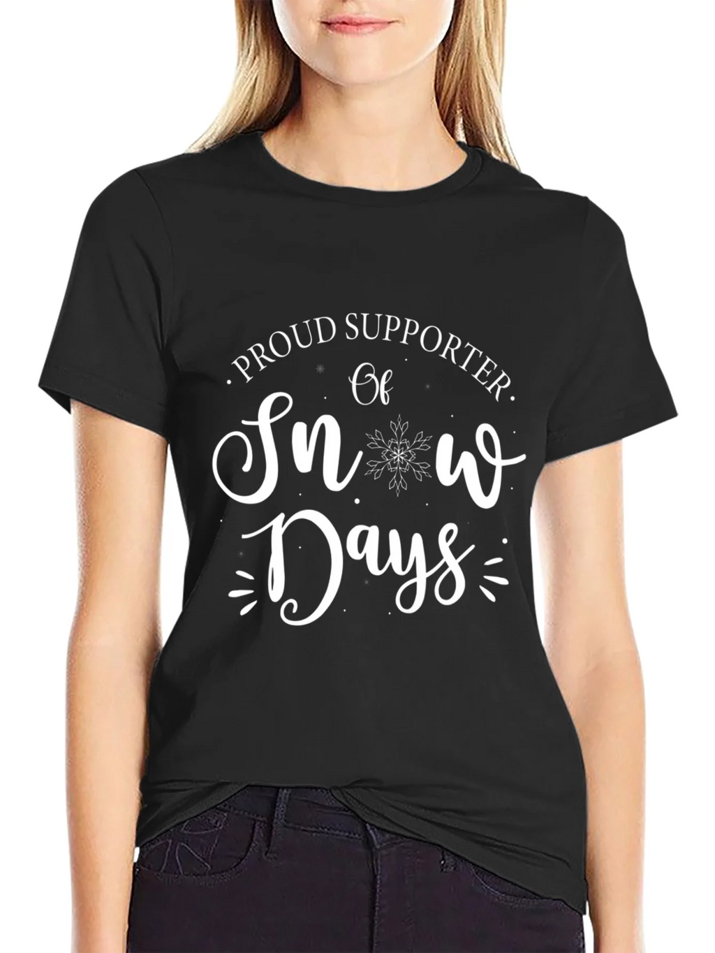 Snow Days Supporter T-Shirt - Winter Fun Tee product image 5
