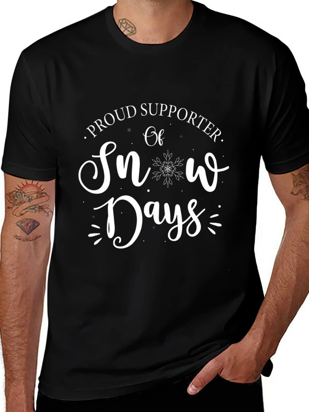 Snow Days Supporter T-Shirt - Winter Fun Tee product image 1