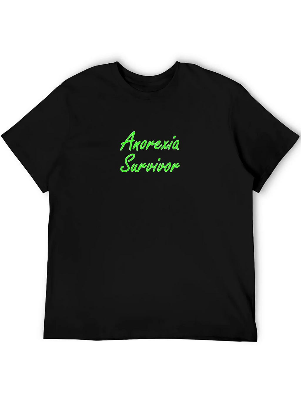 Anorexia Survivor Black Tee product image 8