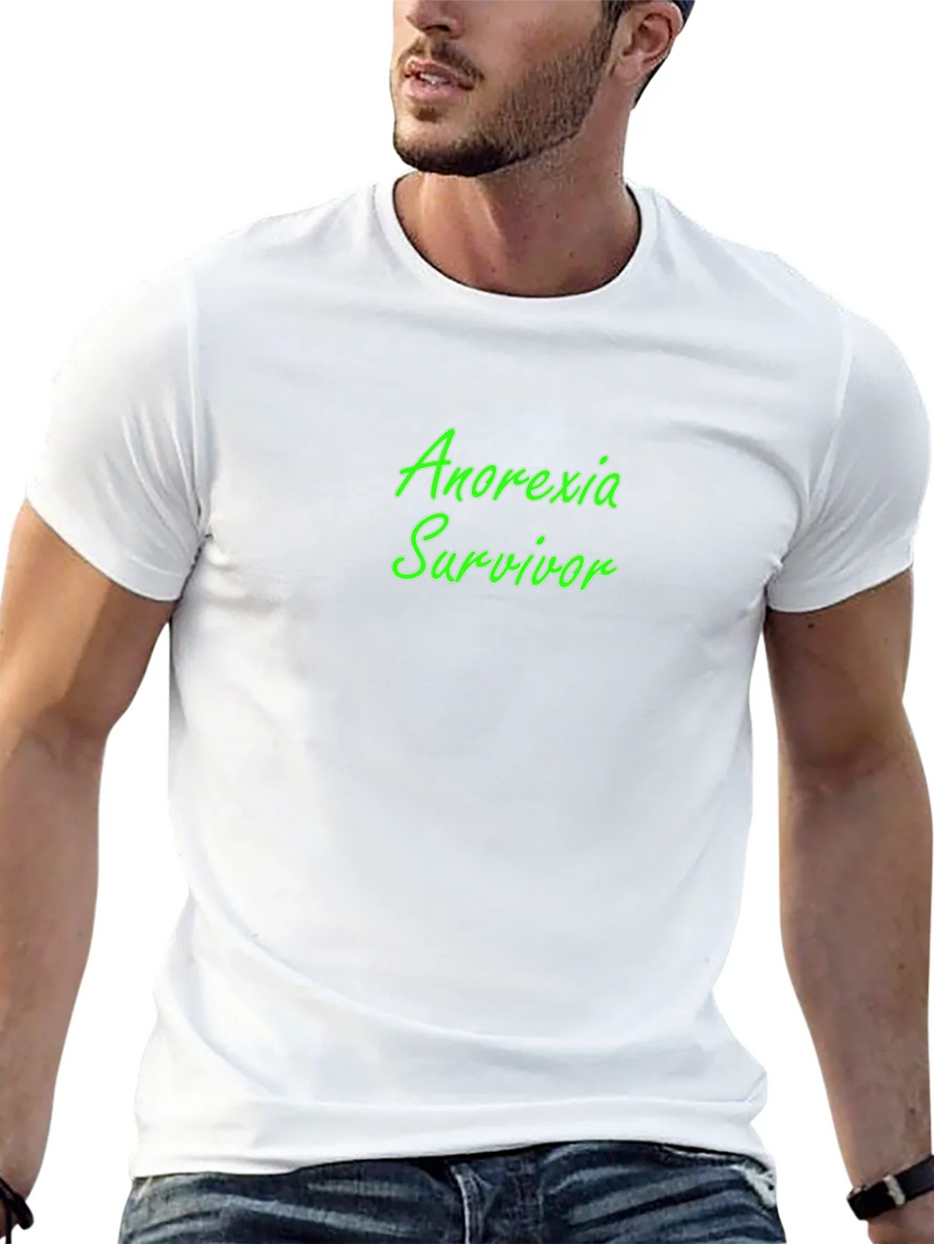 Anorexia Survivor Black Tee product image 4