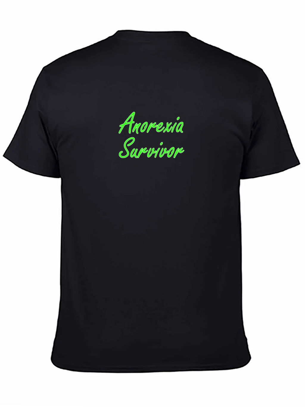 Anorexia Survivor Black Tee product image 7