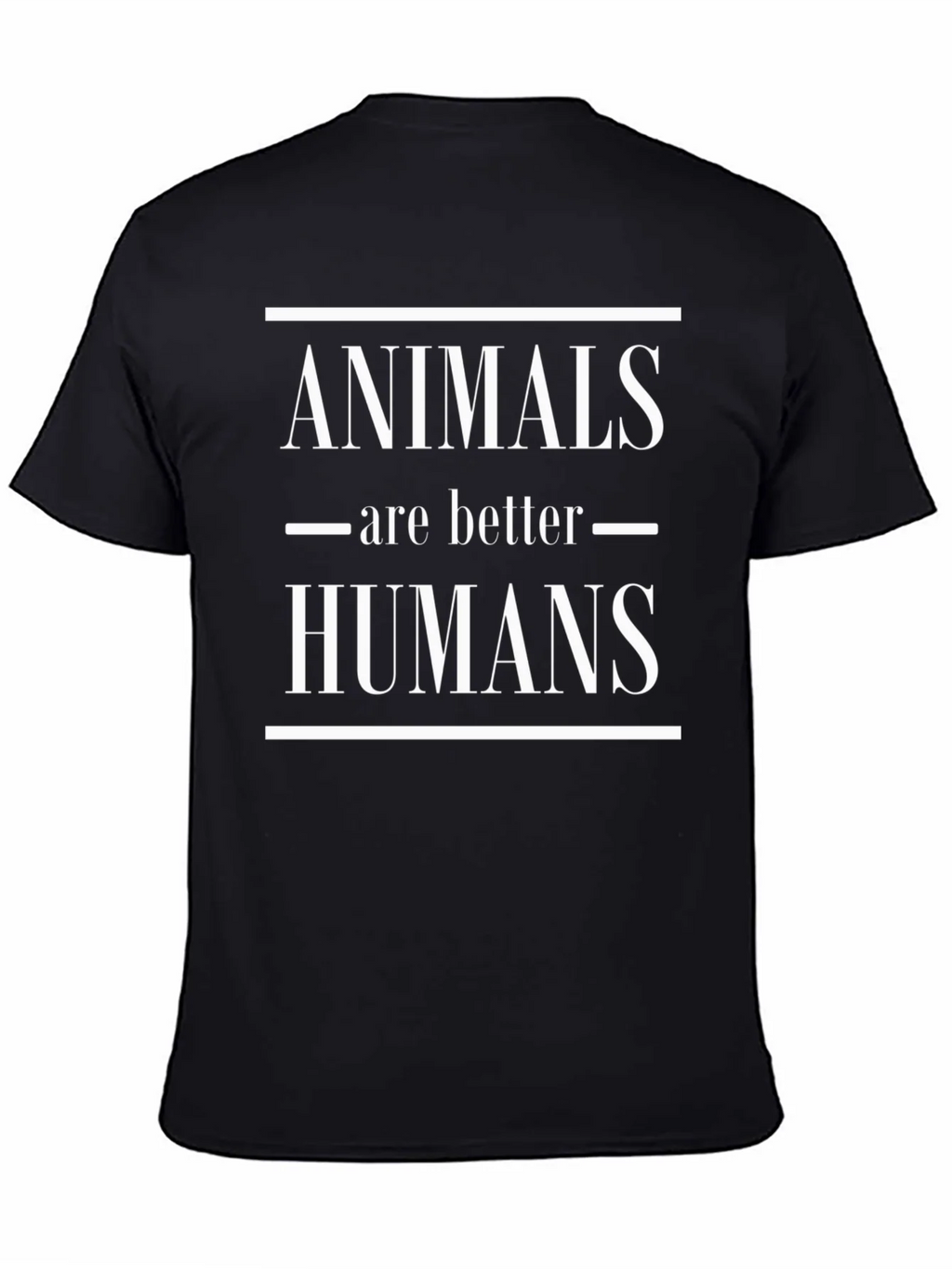 Animals Are Better Than Humans Graphic Tee product image 7