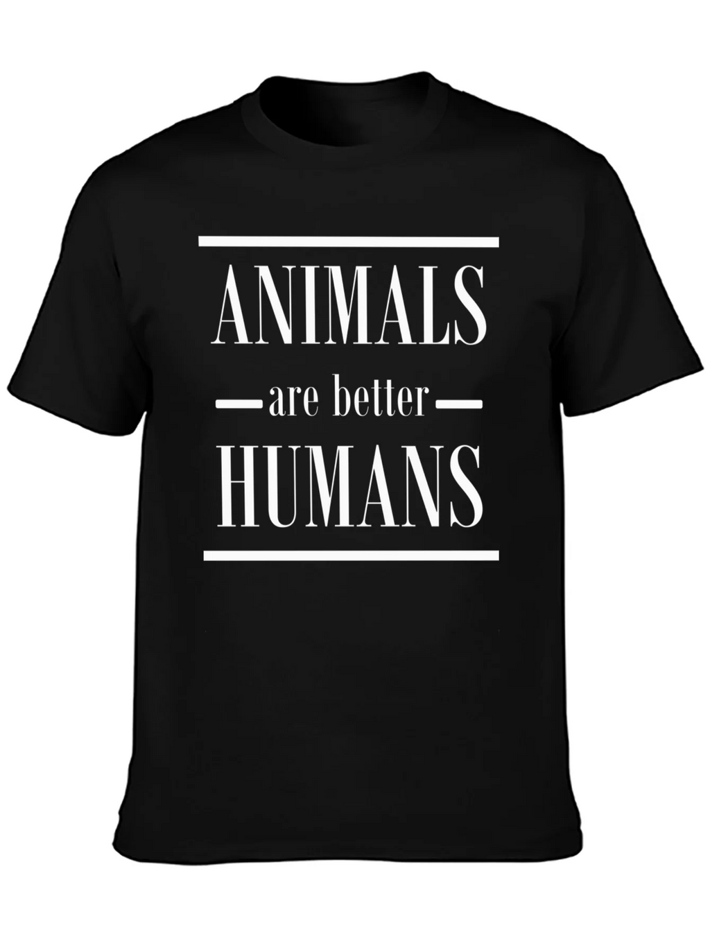 Animals Are Better Than Humans Graphic Tee product image 6
