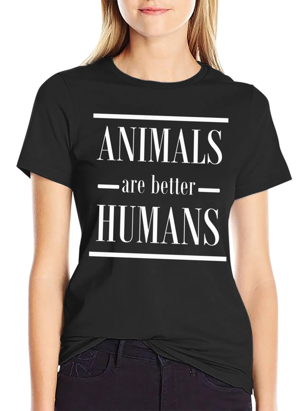 Animals Are Better Than Humans Graphic Tee product image 5