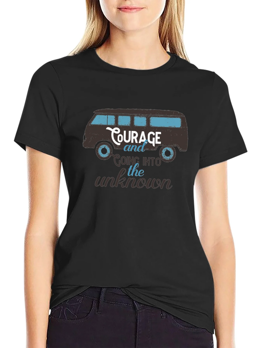 Courage Van Graphic Tee - Mens Black T-Shirt product image 5