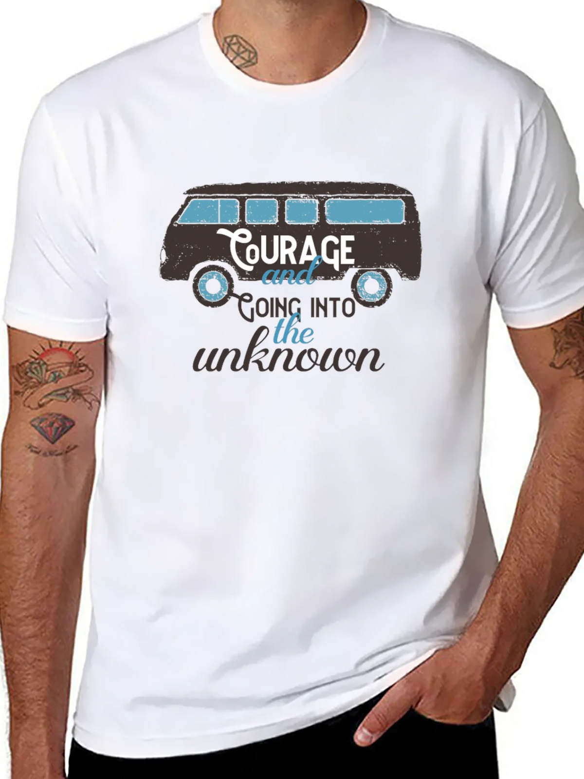 Courage Van Graphic Tee - Mens Black T-Shirt product image 9
