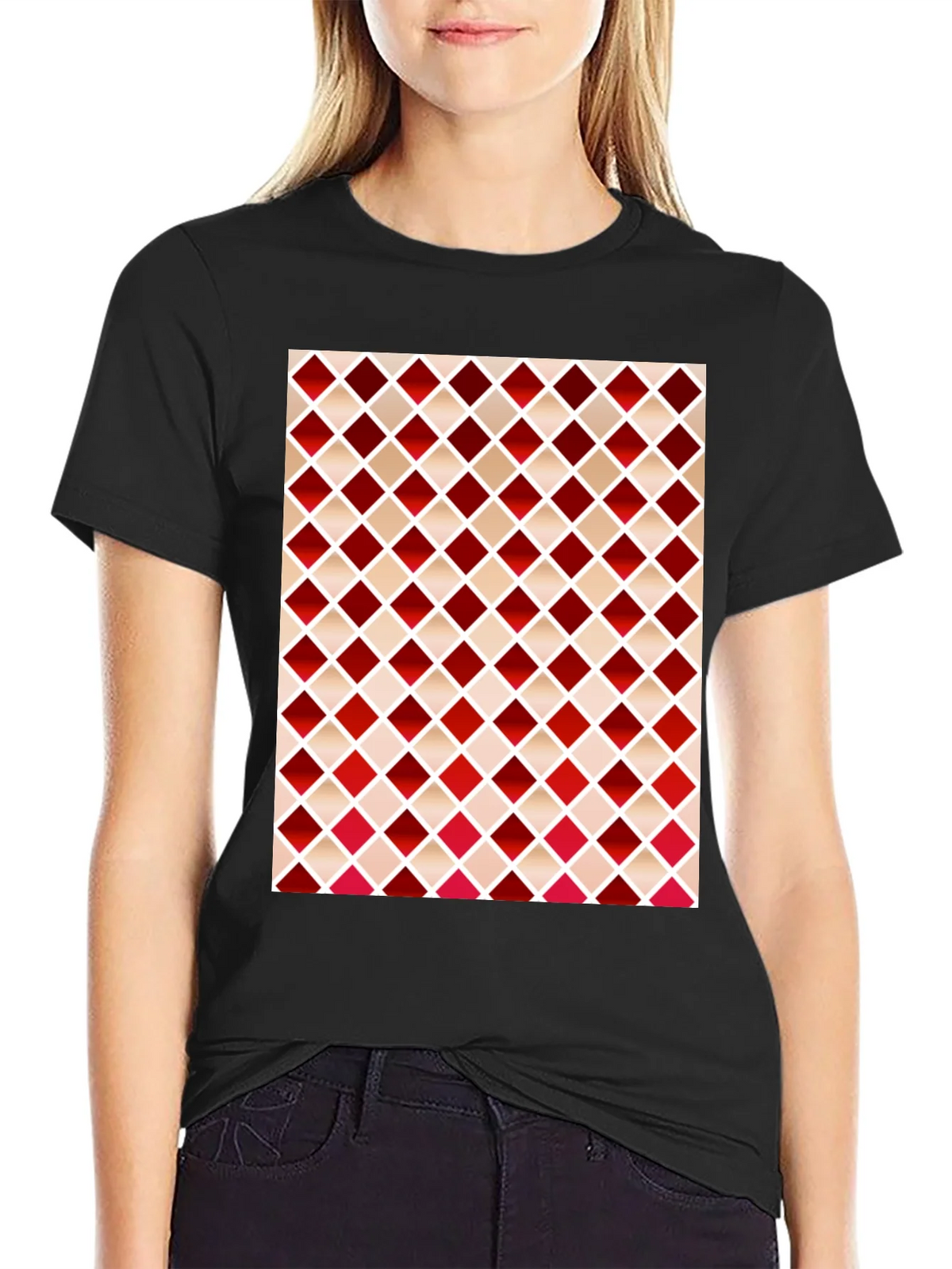 Stylish Diamond Pattern T-Shirt product image 5