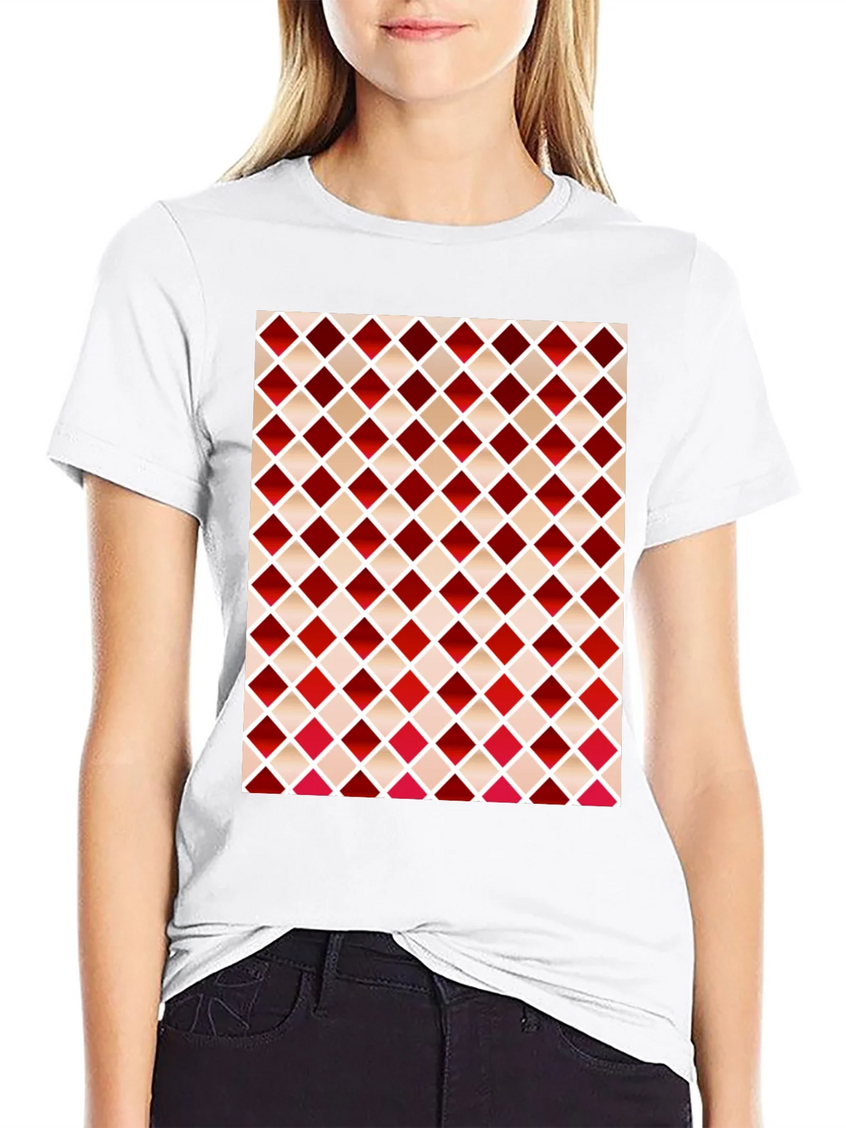 Stylish Diamond Pattern T-Shirt product image 11