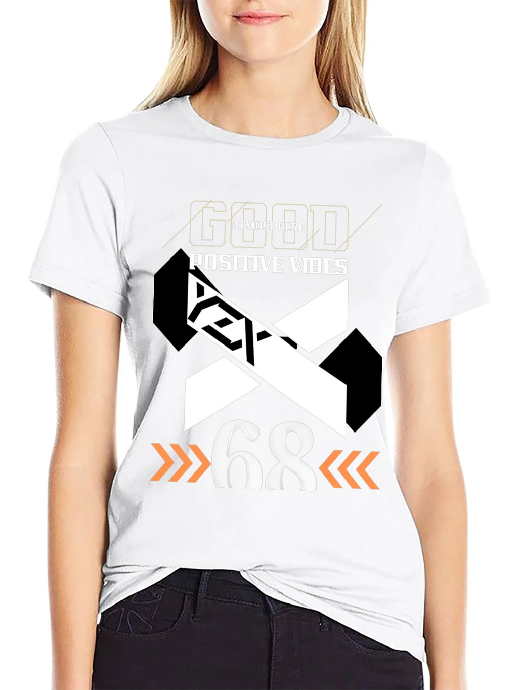 Good Atmosphere Positive Vibes Graphic Tee product image 11