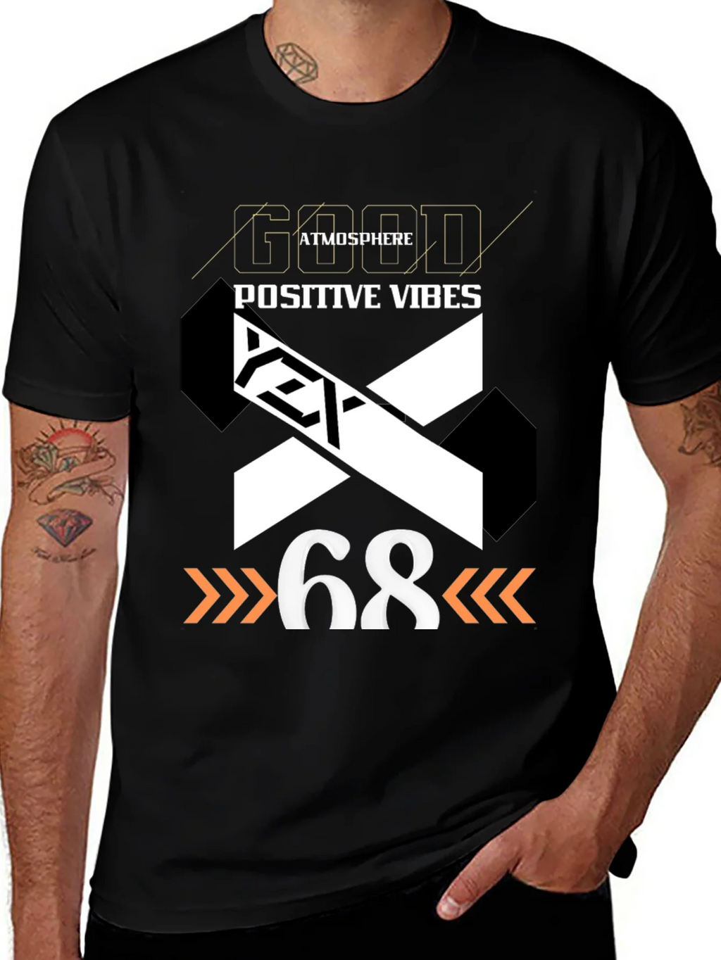 Good Atmosphere Positive Vibes Graphic Tee product image 1