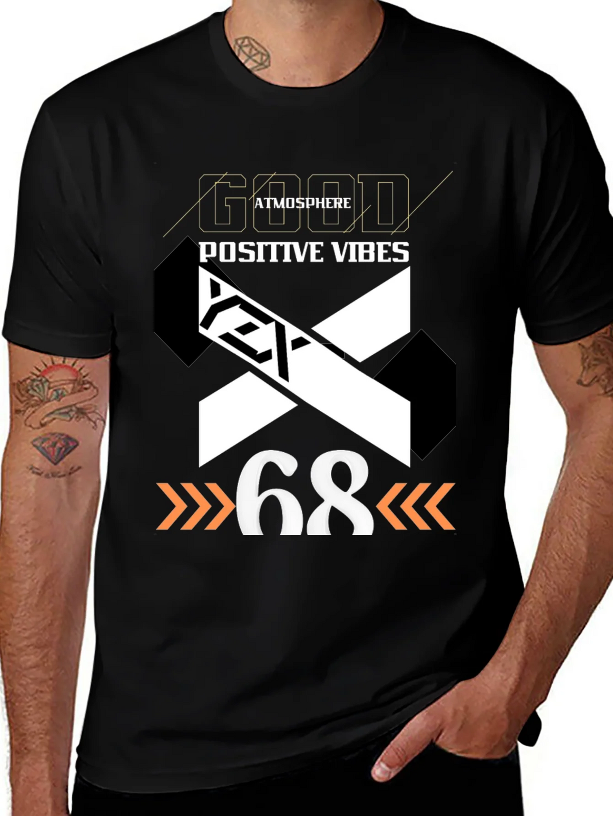 Good Atmosphere Positive Vibes Graphic Tee product image 1