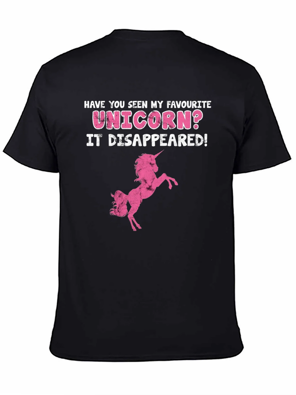 Unicorn Disappeared Graphic Tee - Humor Shirt product image 7