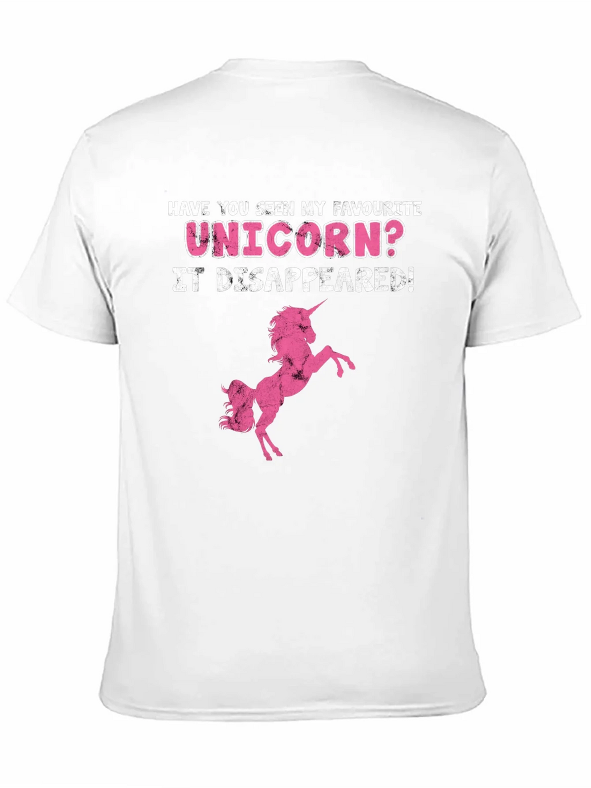 Unicorn Disappeared Graphic Tee - Humor Shirt product image 2
