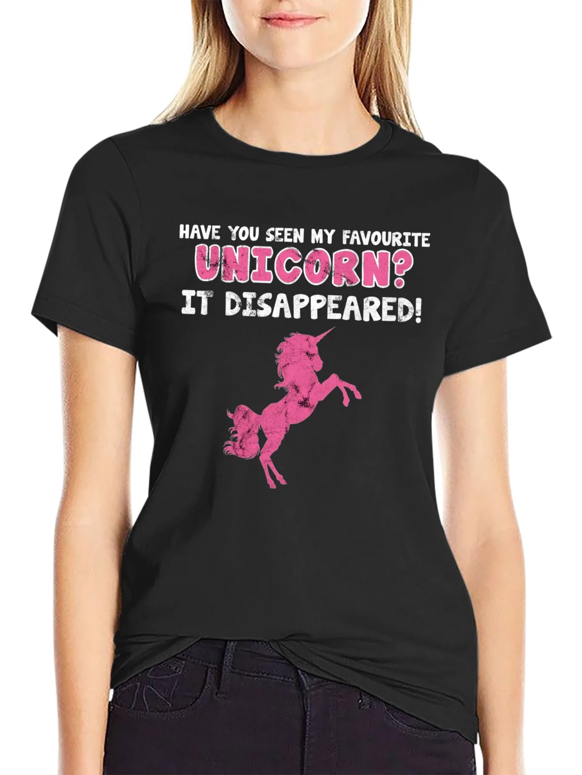 Unicorn Disappeared Graphic Tee - Humor Shirt product image 5