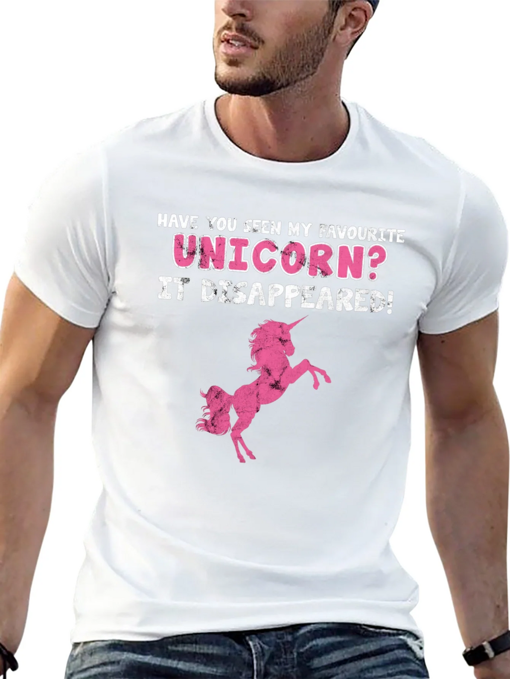 Unicorn Disappeared Graphic Tee - Humor Shirt product image 4