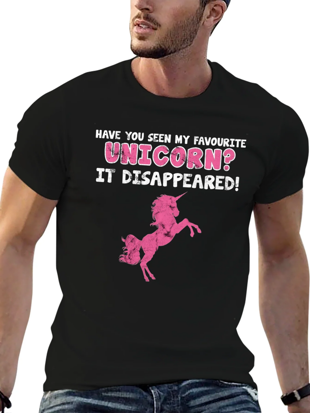 Unicorn Disappeared Graphic Tee - Humor Shirt product image 9
