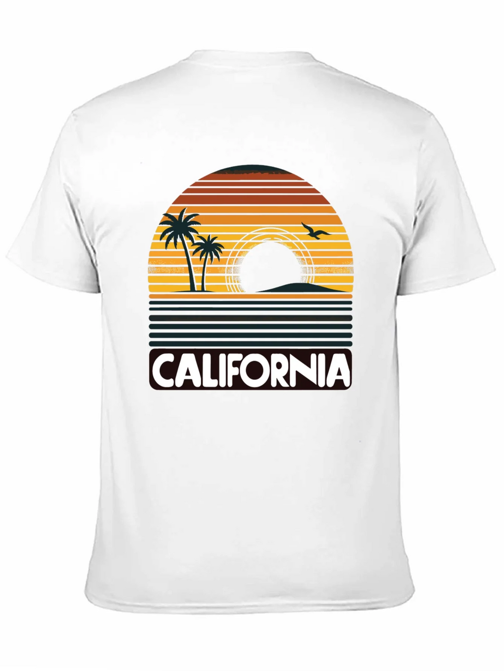 California Sunset Palm Tree T-Shirt product image 2
