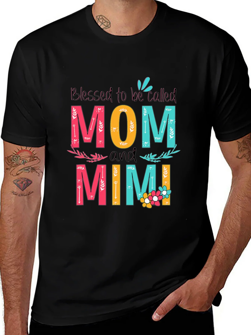 Blessed Mom and Mimi Graphic Tee - Unisex product image 1
