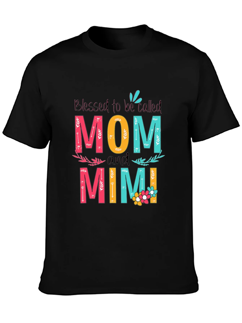 Blessed Mom and Mimi Graphic Tee - Unisex product image 6
