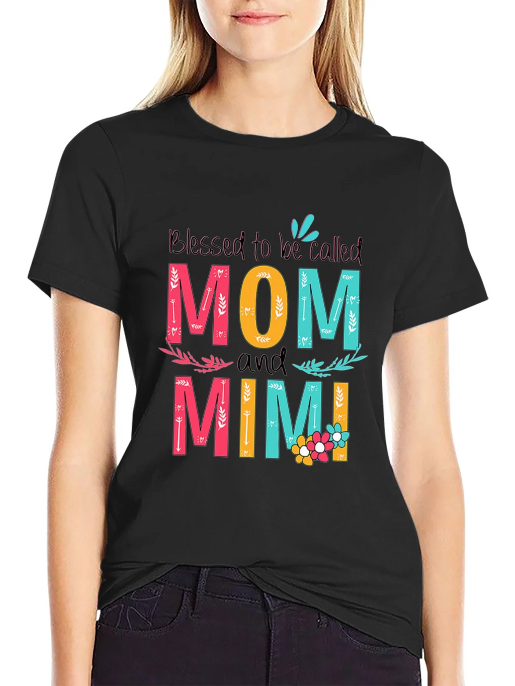 Blessed Mom and Mimi Graphic Tee - Unisex product image 5