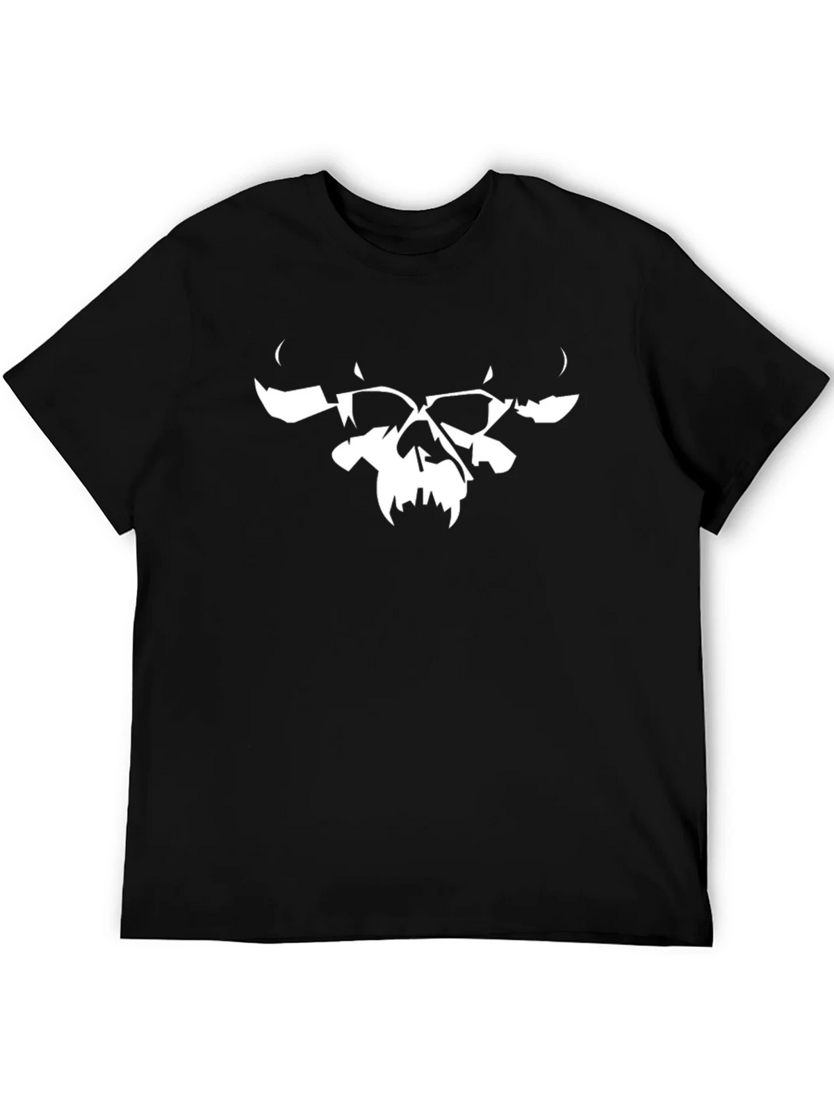 Skull Graphic Tee - Black Cotton Blend product image 8