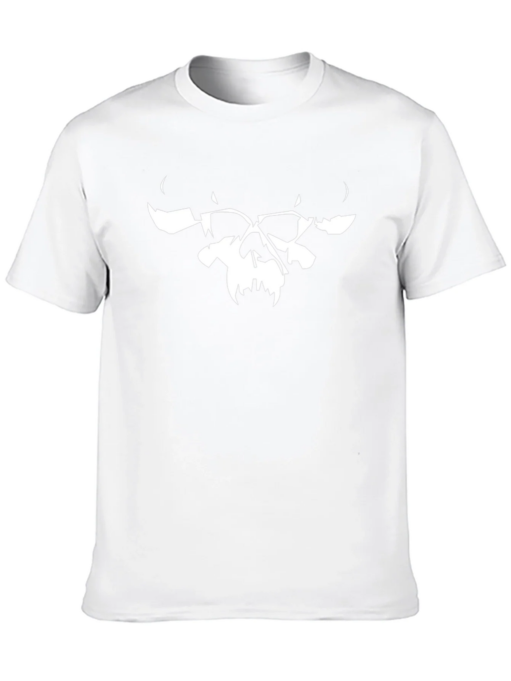 Skull Graphic Tee - Black Cotton Blend product image 12